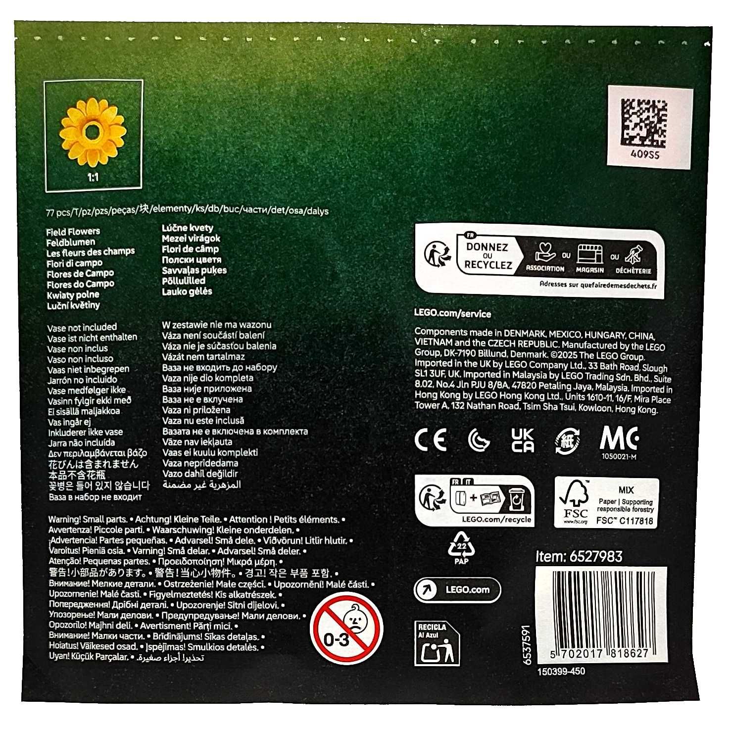 Lego Botanicals Kwiaty polne 30701