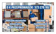 Wnoszenie materiałów budowlanych transport utylizacja wynoszenie gruzu