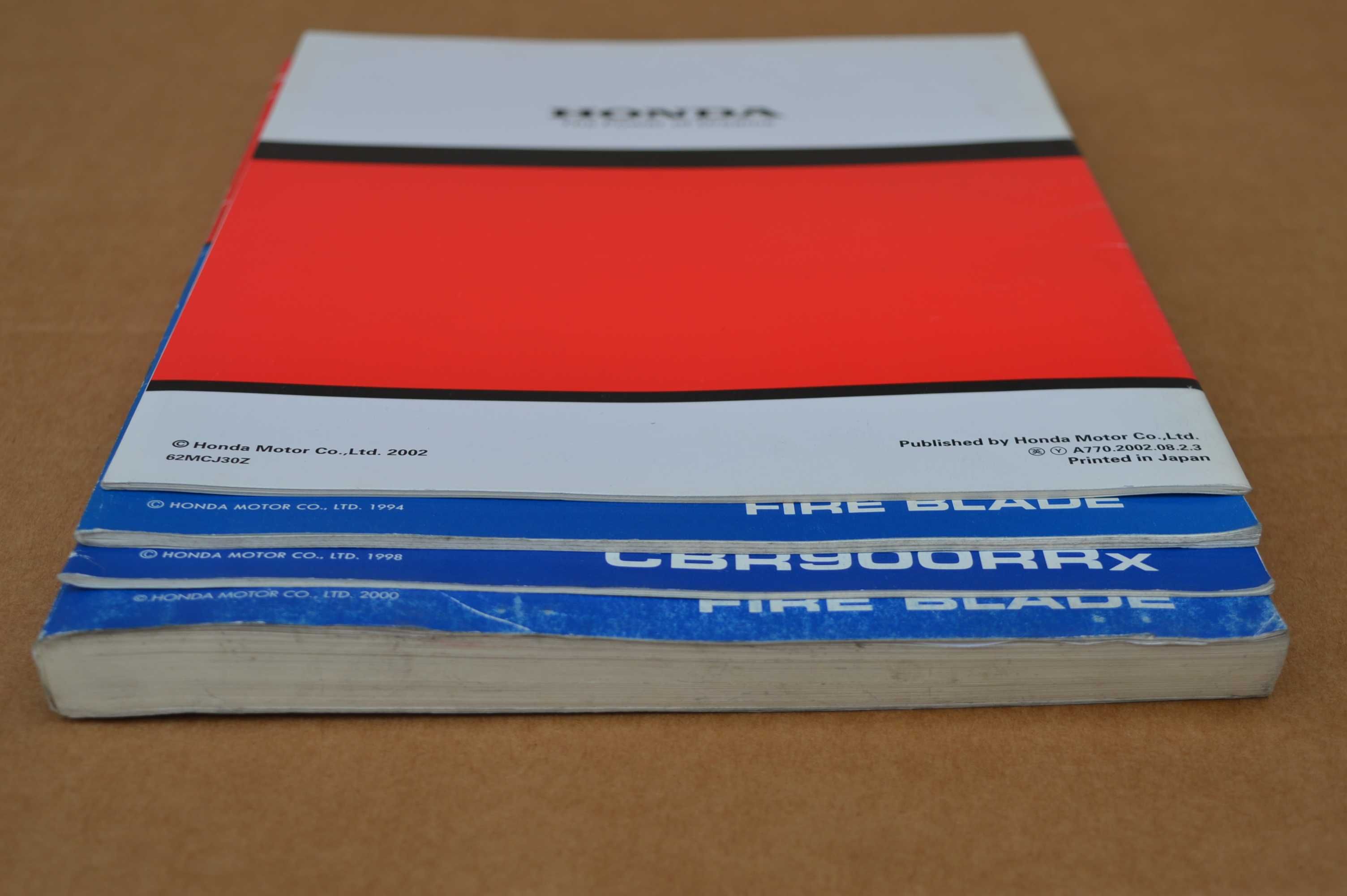 Honda CBR 900/929/954 rr SERWISÓWKA manual OEM