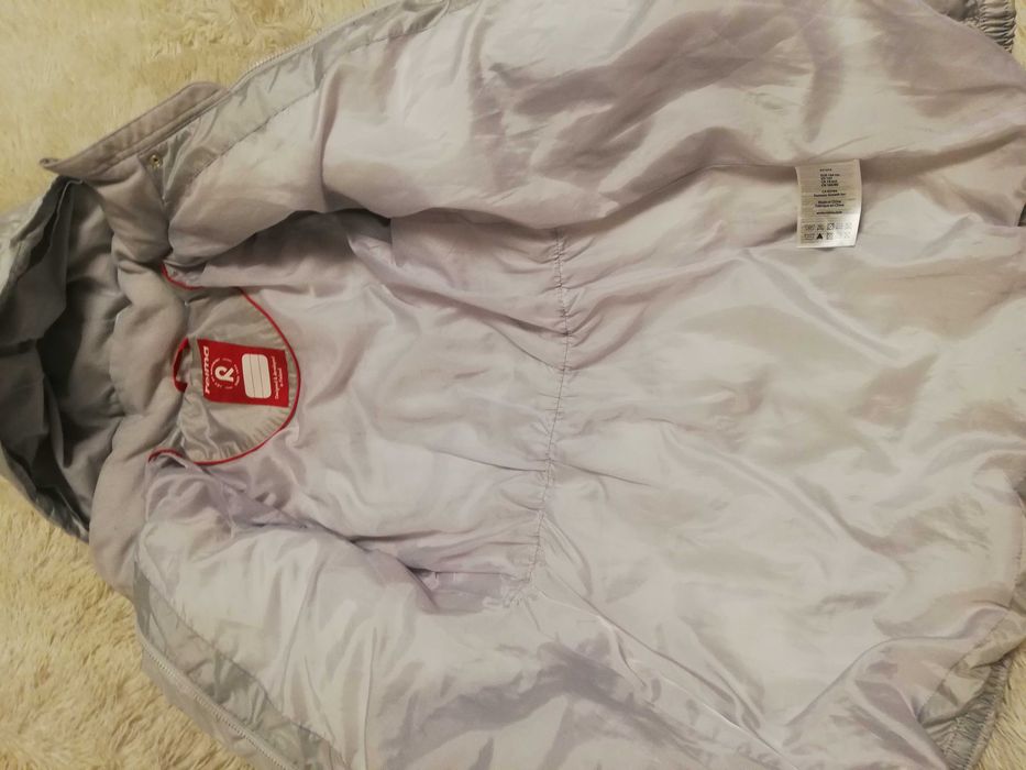 kurtka puchowa Reima 164 srebrna kurtka Reima 164 puchowa