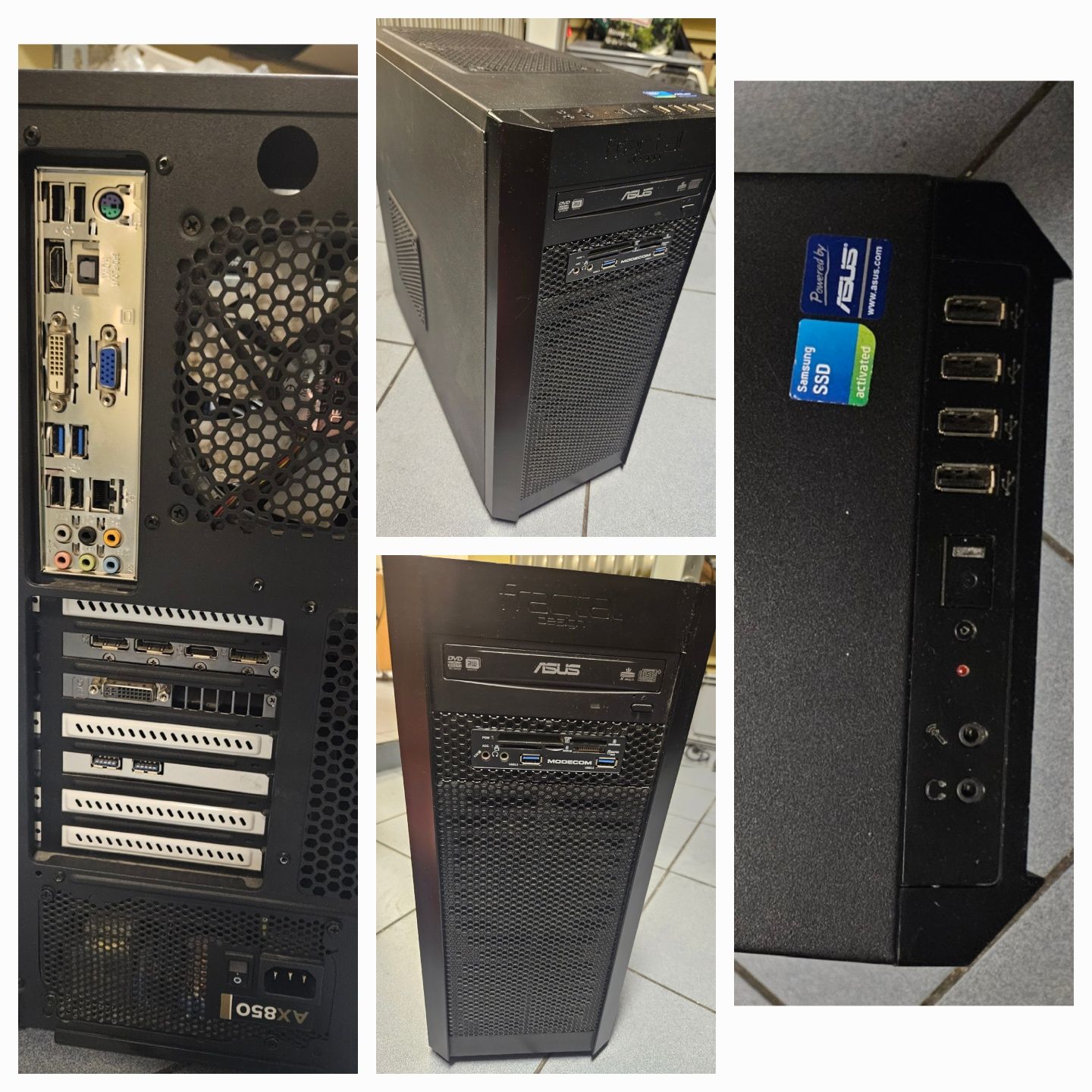 Komputer Intel i7 8GB/1TB SSD/GTX9804GB +monitor 27"