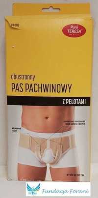 Pas pachwinowy/ przepuklinowy obustronny PT0110 beż rzm L