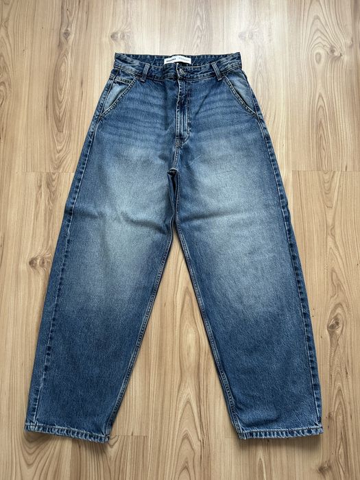 Spodnie niebieskie bershka