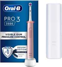 Электрическая зубная щетка Braun Oral-B PRO3 3500 White с  футляром