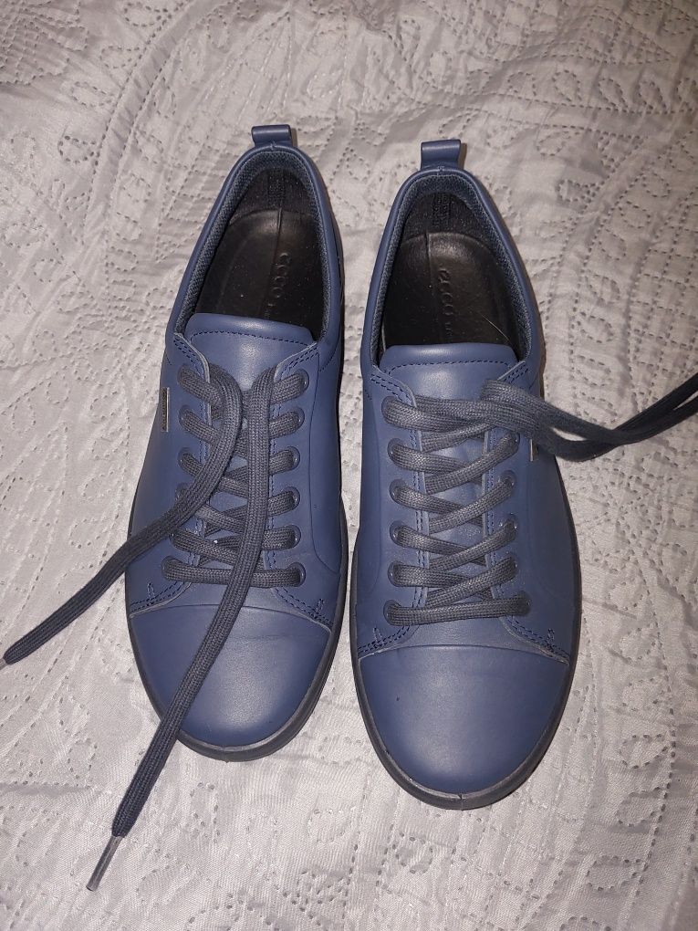 Półbuty damskie ecco soft 7 W granat