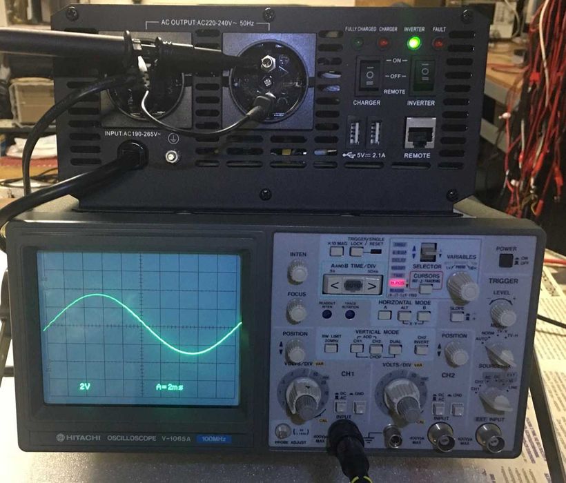 Інвертор ДБЖ/UPS синусоїда 1000/2000Вт