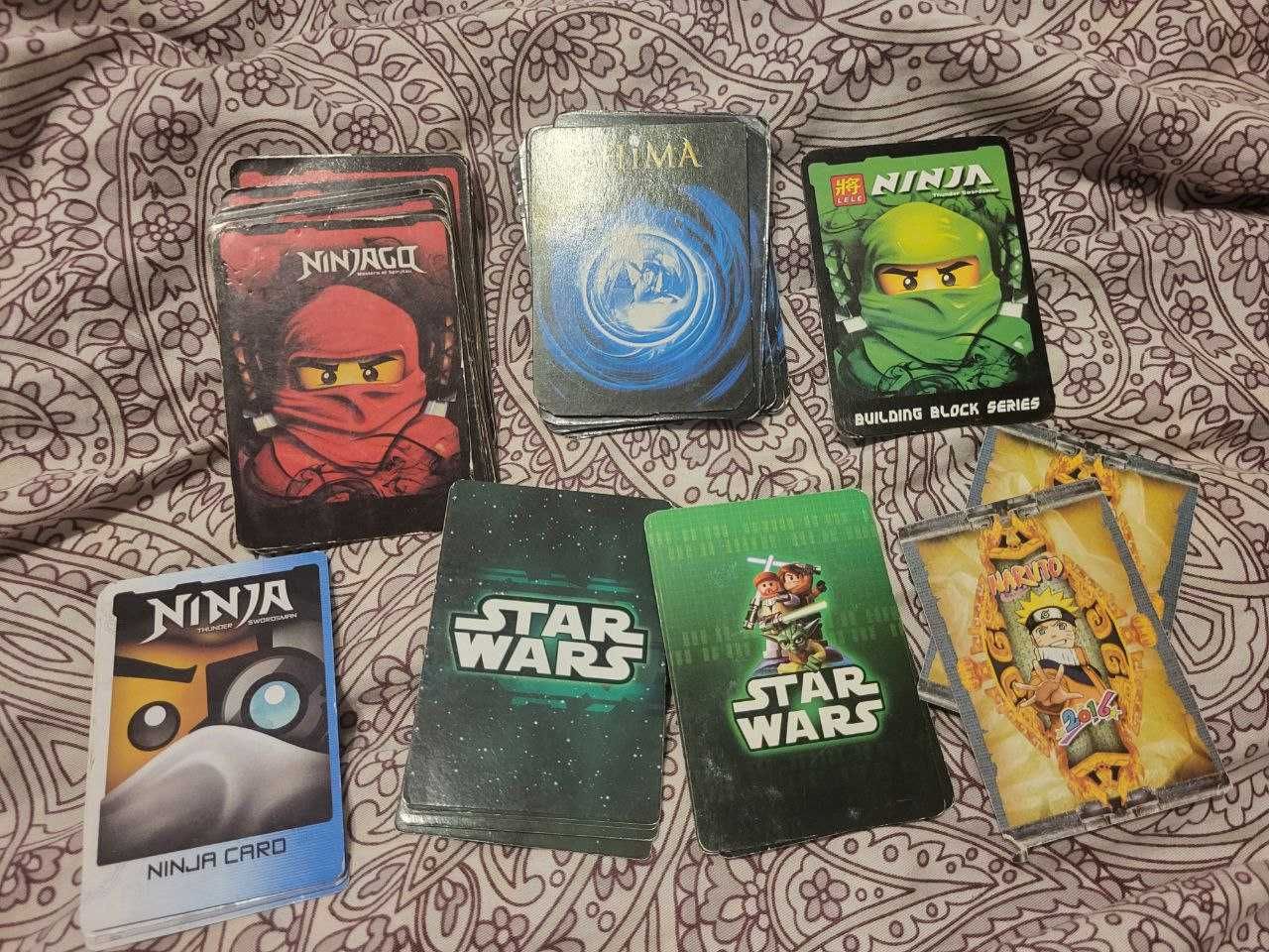 карточки ninja, ninjago, chima, star wars, naruto
