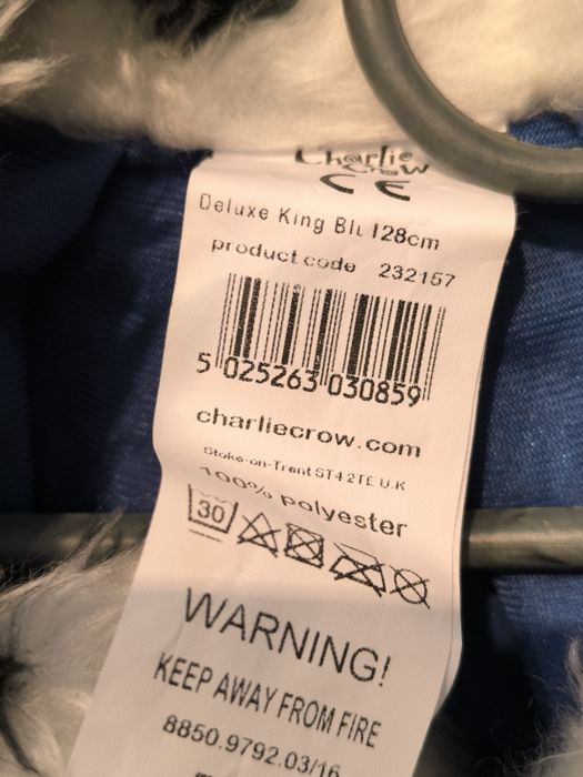 Карнавальний плащ синій від 5-8 років.