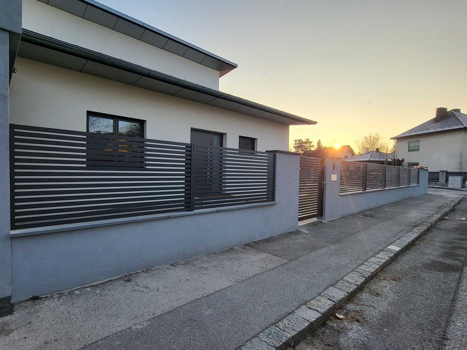 Nowoczesne bramy ogrodzeniowe aluminiowe na wymiar- Produkcja, Montaż