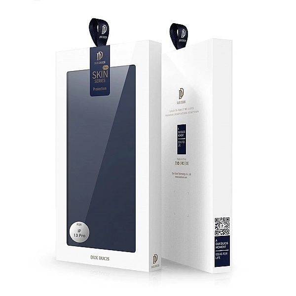 Dux Ducis Skin Pro kabura etui pokrowiec z klapką iPhone 13 Pro niebie