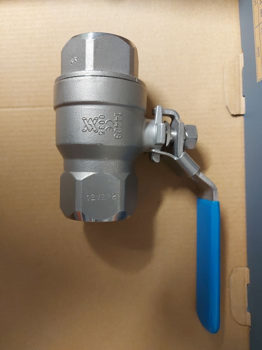Zawór kulowy nierdzewny 1 1/4" DN32 PN 64  1.4408