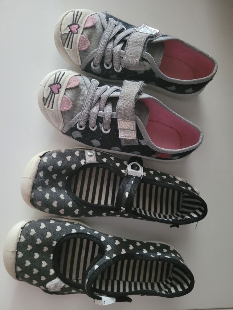 Befado kapcie buty dla dzieci do przedszkola dziewczynki 31