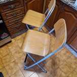 2 bancos altos 74cm do IKEA resistentes
Modelo Franklin dobrável
Em ex