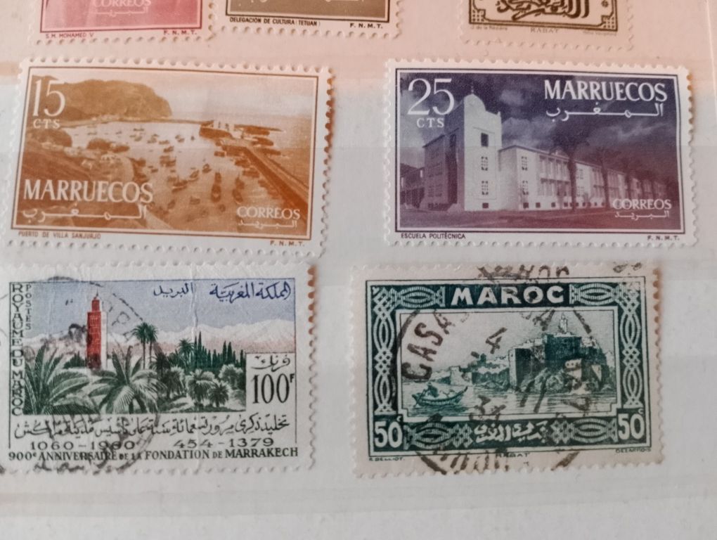 Znaczki pocztowe Maroc