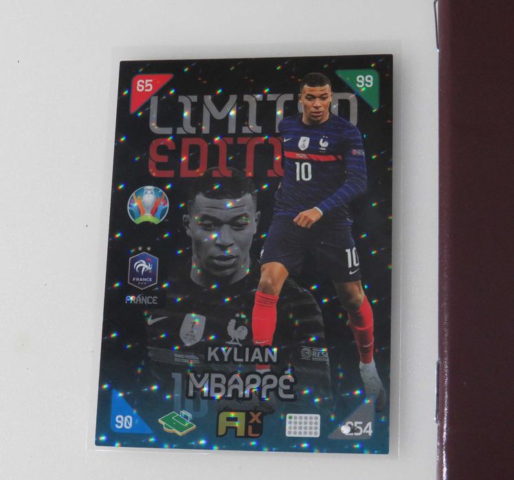 Album Qatar 2022 + 25 random qatar stickers + Card Mbappé