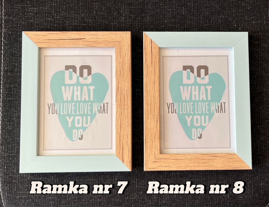 Ramki do zdjęć w roznych kolorach