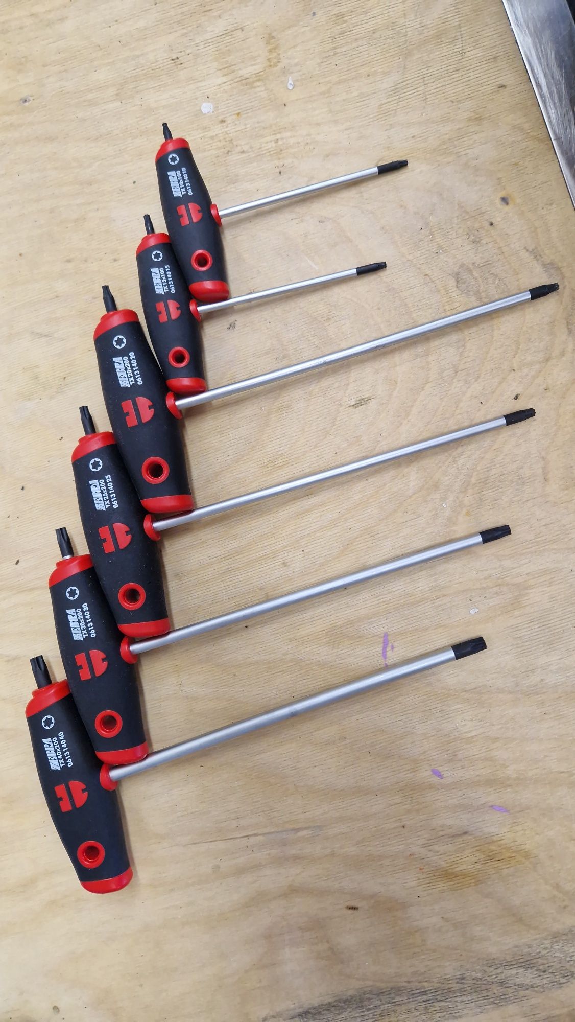 Zestaw kluczy T-owych wurth Torx TX