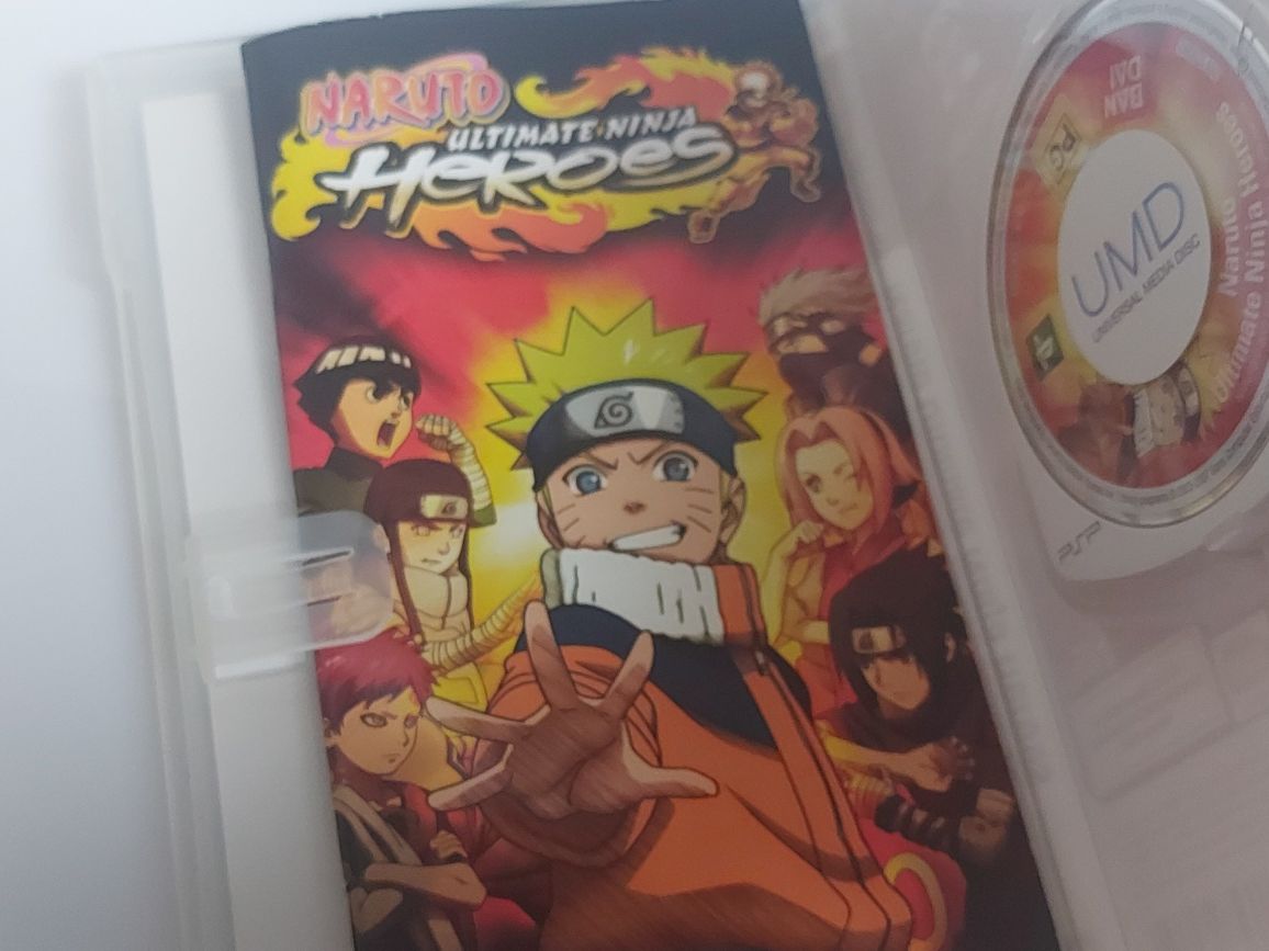 Gra na  Sony PSP Naruto ultimate ninja Heroes ksiazeczka