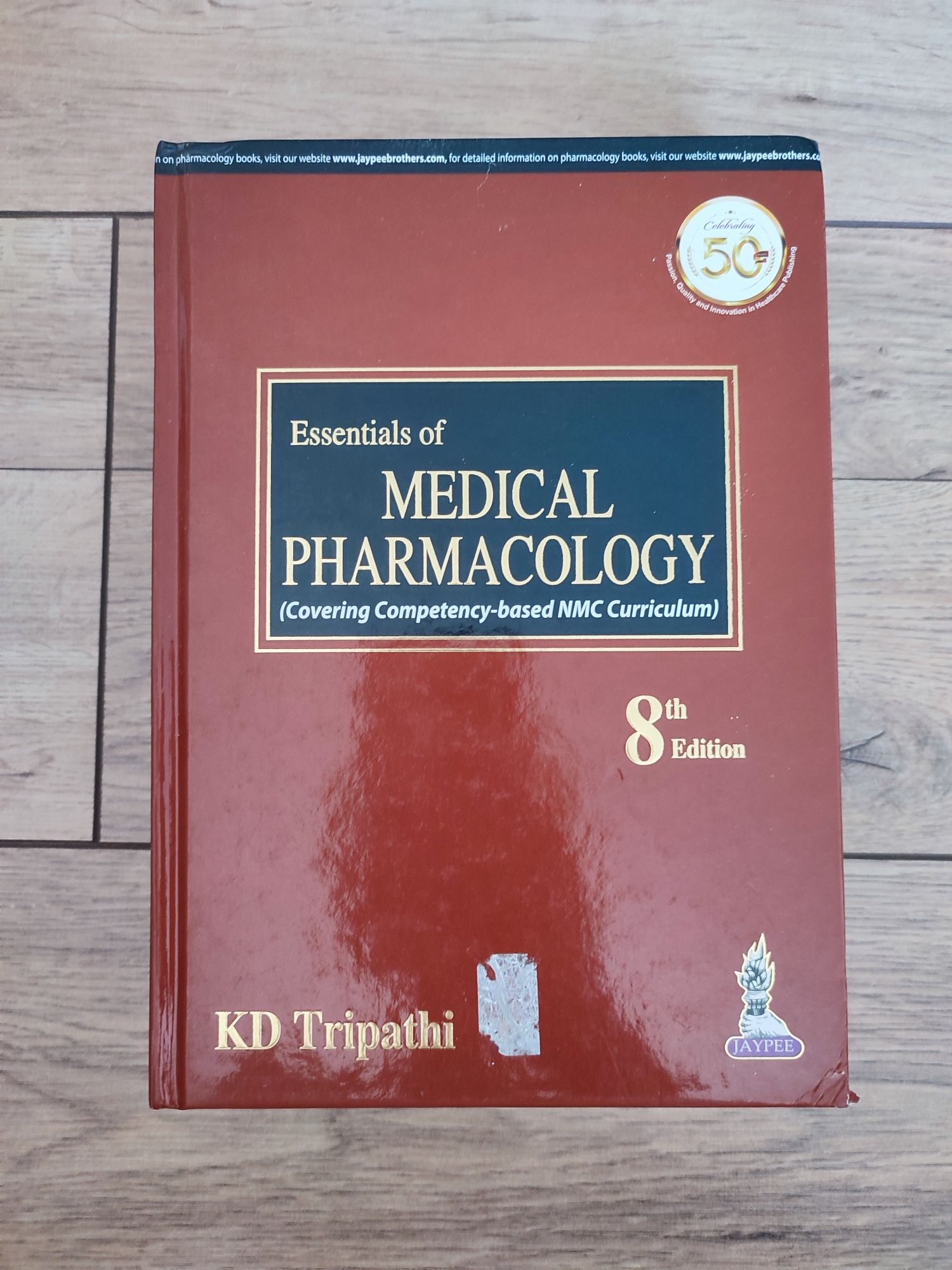 Essentials of Medical Pharmacology 8th edition. KD Tripathi
