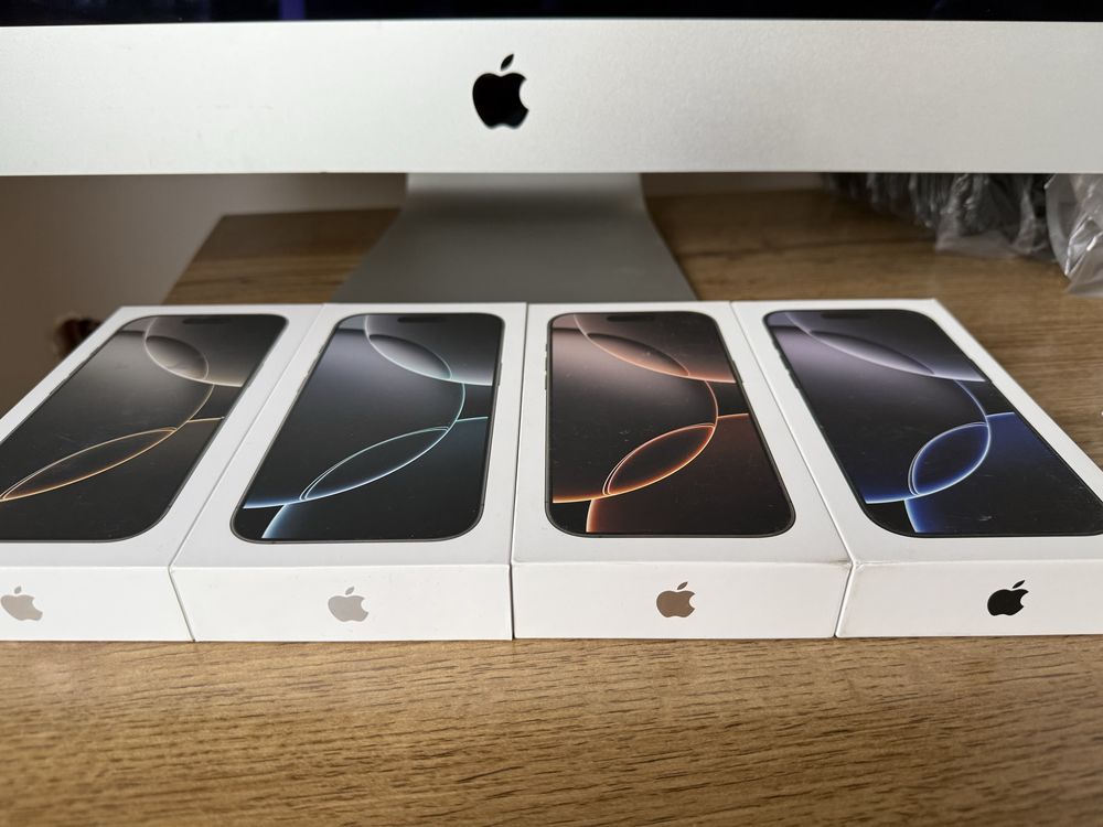 Nowe zaplombowane iPhone 16 Pro 256gb Titanium Natural szary i Black