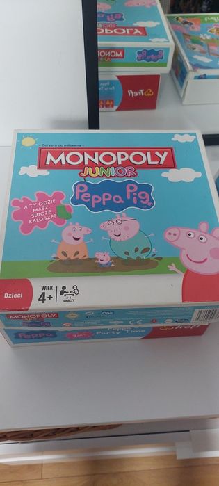 Paka gra planszowa puzzle monopoly swinka pepa pepa pig