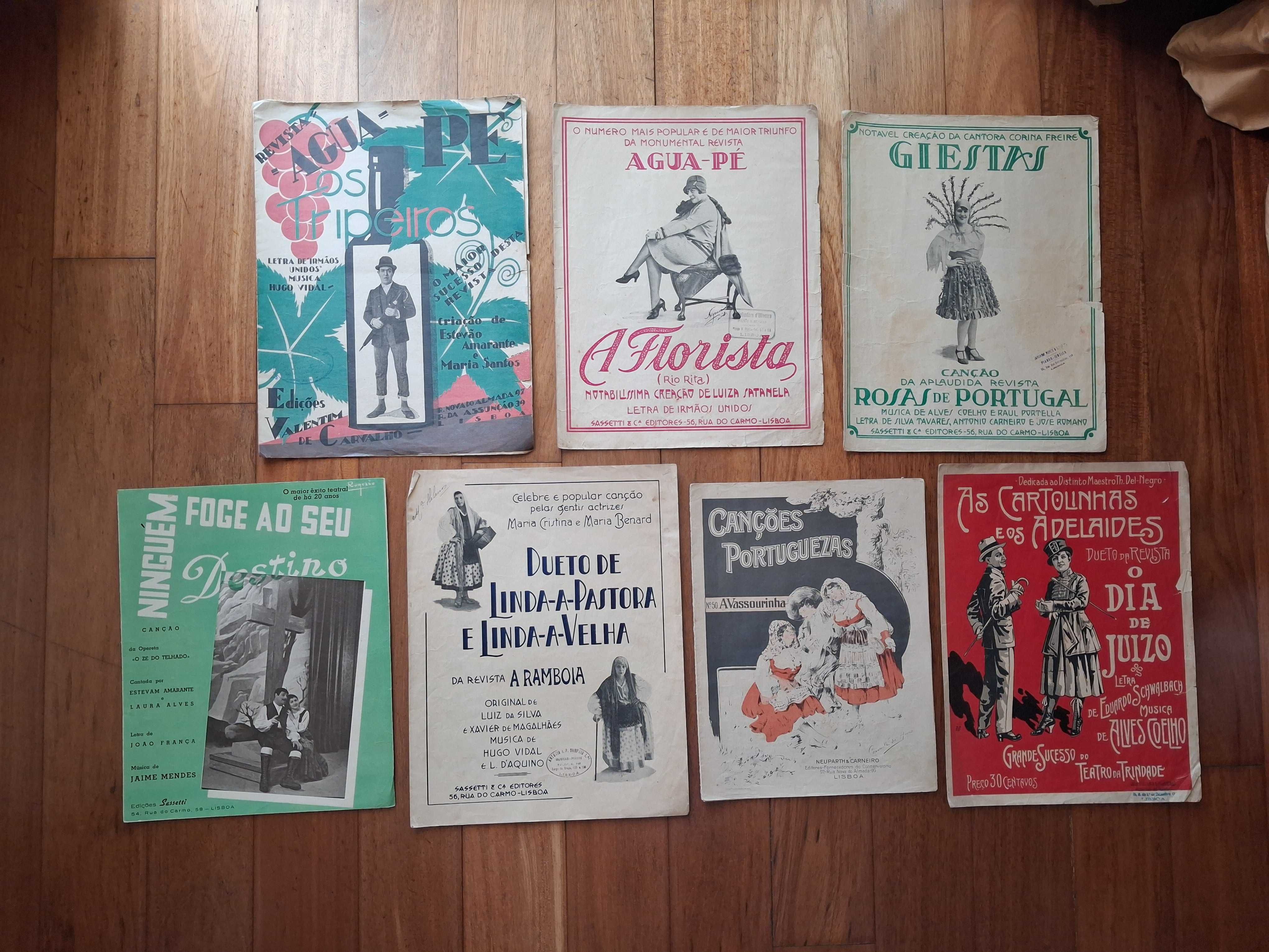 Conjunto 7 Partituras para Piano Antigas (1940/1945) - Revista