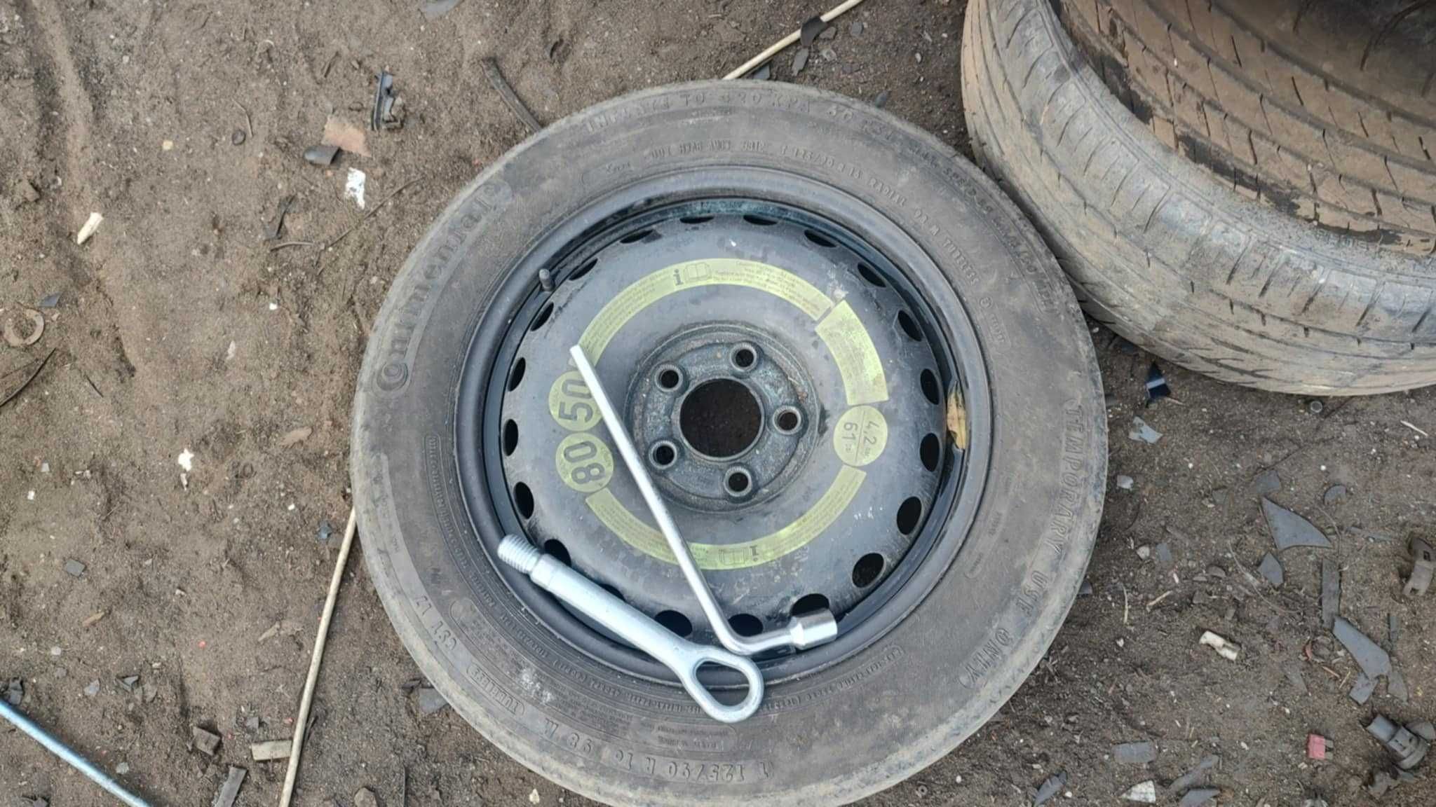 Koło dojazdowe klucz ucho Mercedes w204 16'