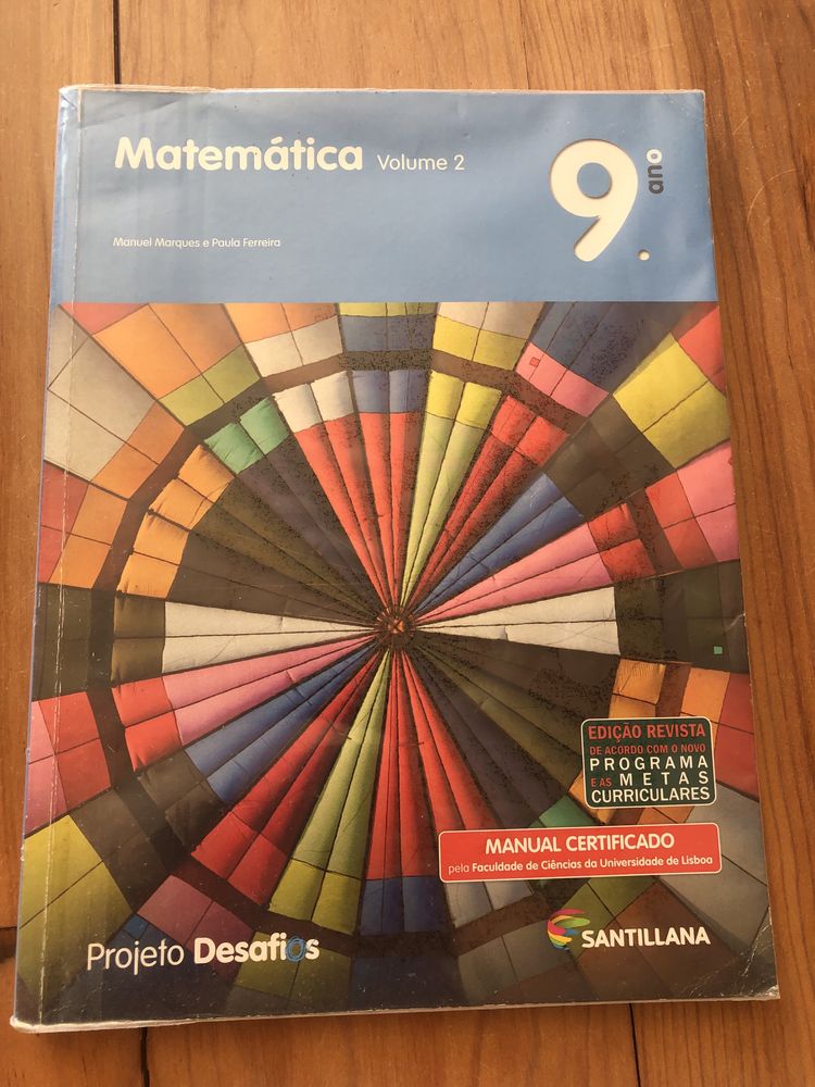 Livros Matemática 9 ano Santillana