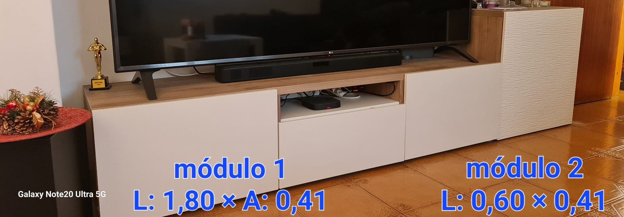 Móvel de sala e estantes