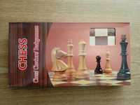Игровой набор классических игр: шашки/шахматы/нарды,24*12*3