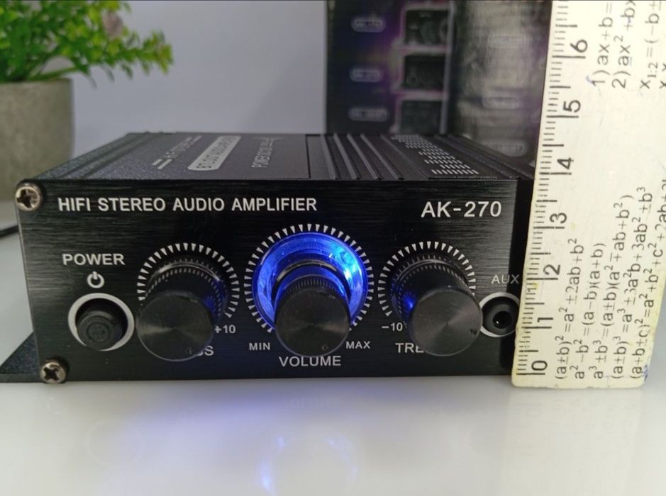 ‼️Усилитель мощности звука мини AK270 12V підстлювач звуку муз центр‼️