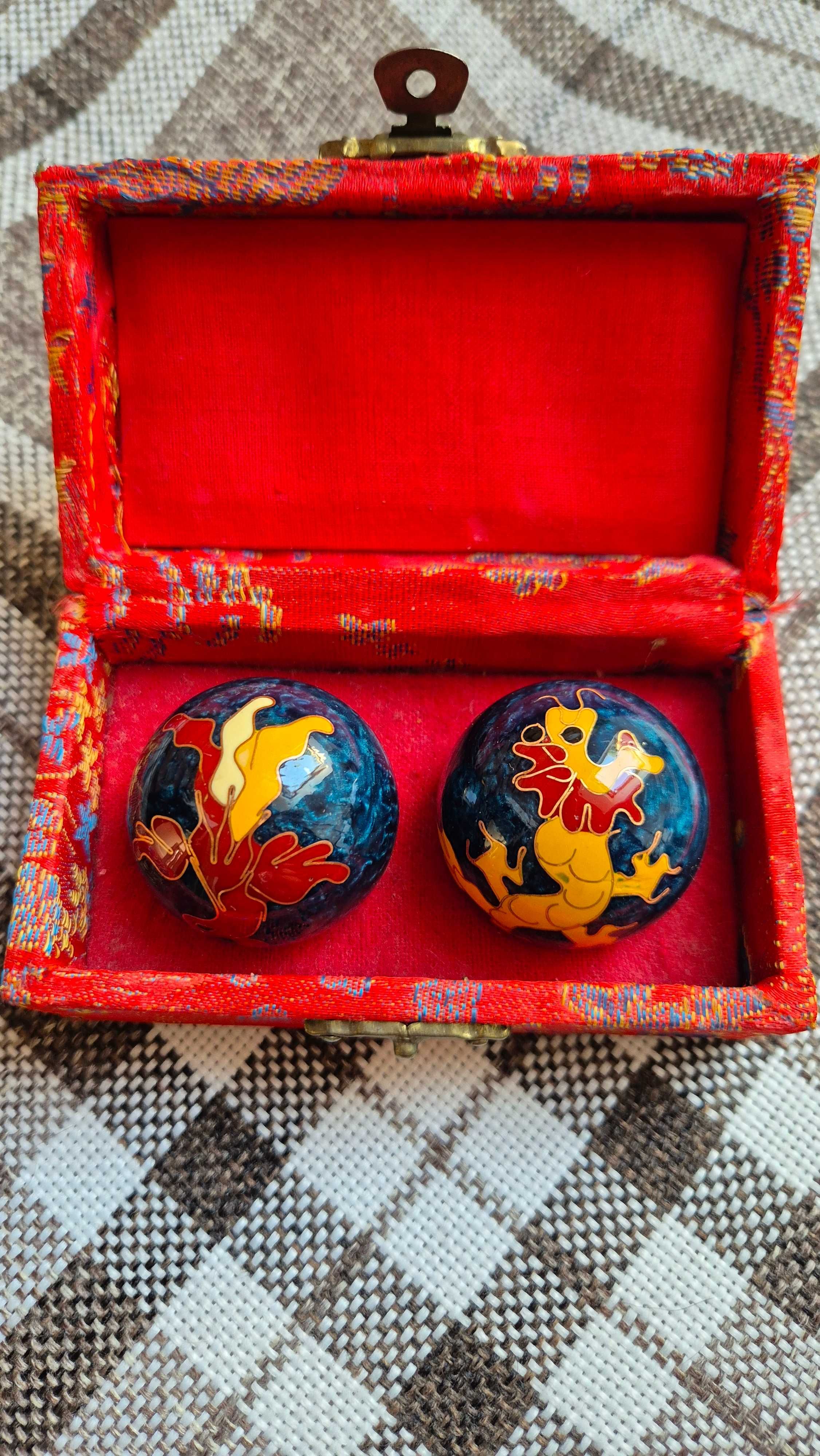 Chińskie kulki zdrowotne BAODING BALLS do masażu medytacyjne