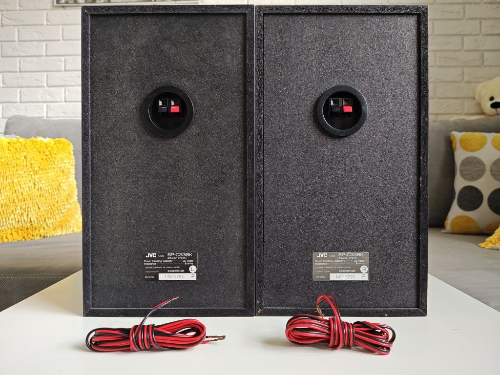 JVC SP-C33BK kolumny stereo, monitory odsłuchowe.