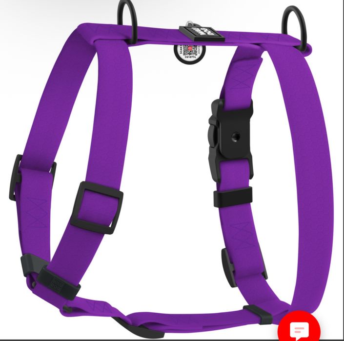 Шлея для собак водостійка анатомічна Н-подібна WAUDOG