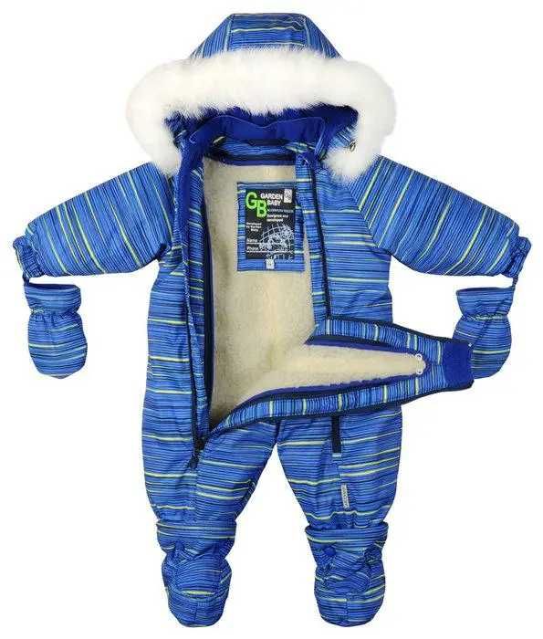 Комбінезон трансформер на відстібній овчині  р.68  ТМ GardenBaby