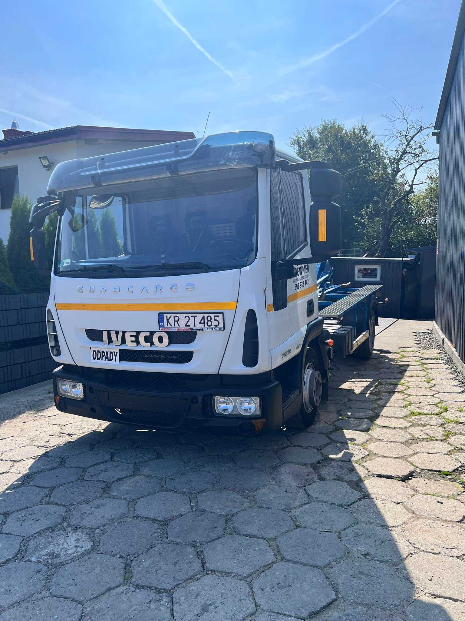 Iveco Eurocargo 75E16 Hakowiec zabudowa hakowa SPECJALNY