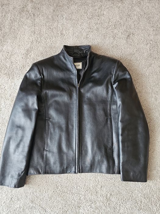 Kurtka męska czarna skóra naturalna