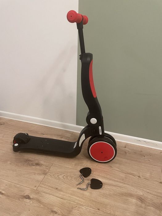 BeBehoo 5w1 – hulajnoga trójkołowa dla dzieci 2–6 lat