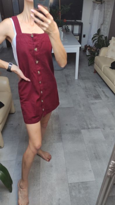 Sukienka na szelkach rozm S