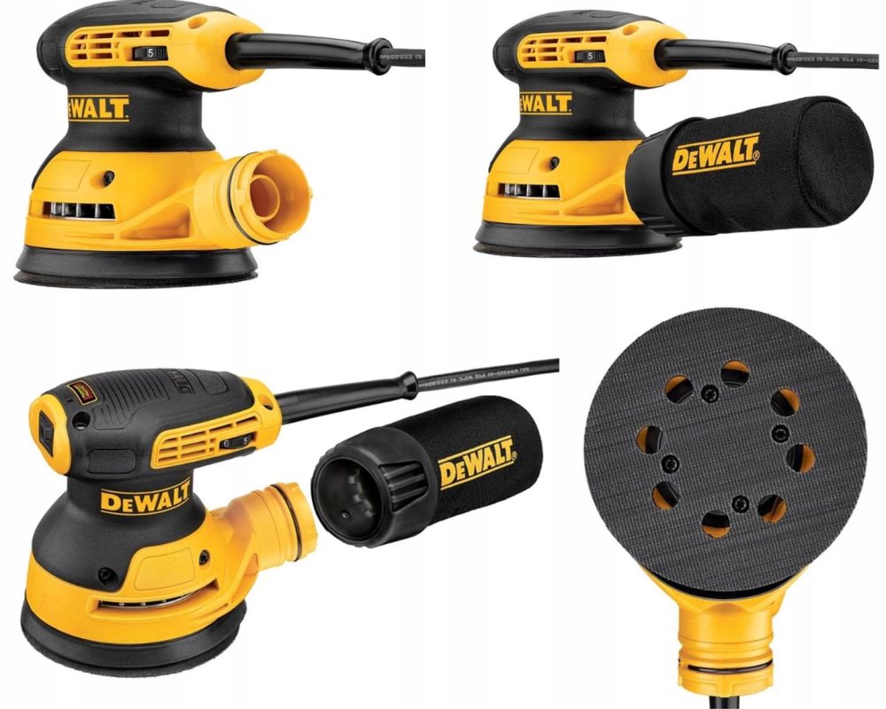 DEWALT Szlifierka Mimośrodowa Oscylacyjna Sieciowa Regulacja 280W