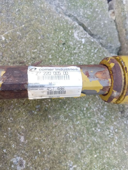 Wałek przekaźnik krótki kosiarka czołowa Pottinger