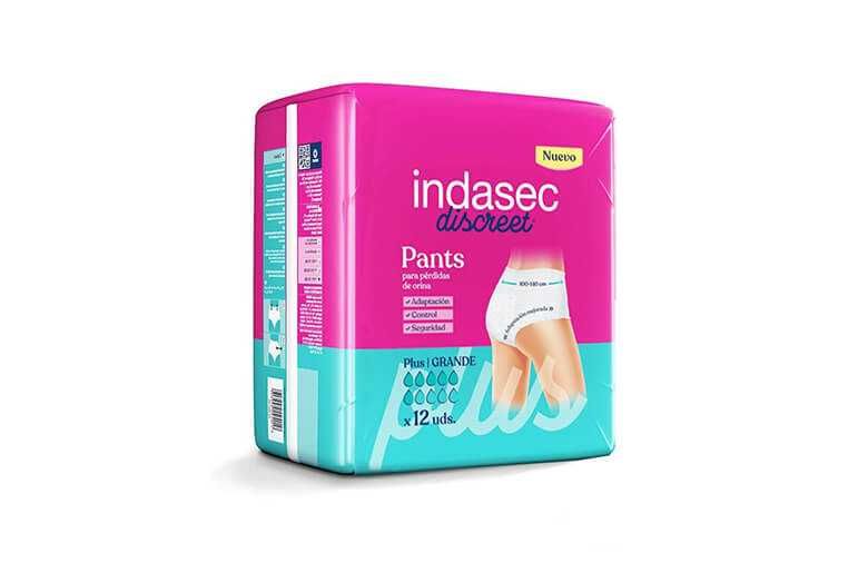 Fraldas Cueca Indasec Plus Tam L (12UN)