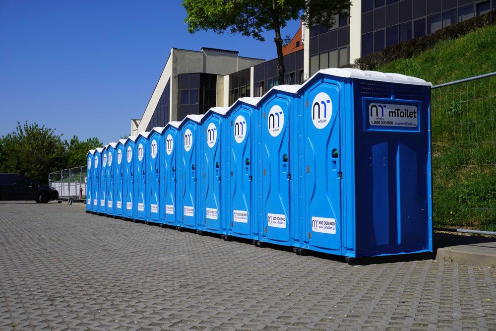 Toaleta przenośna wynajem toalety toalet kabina wc na budowę imprezę