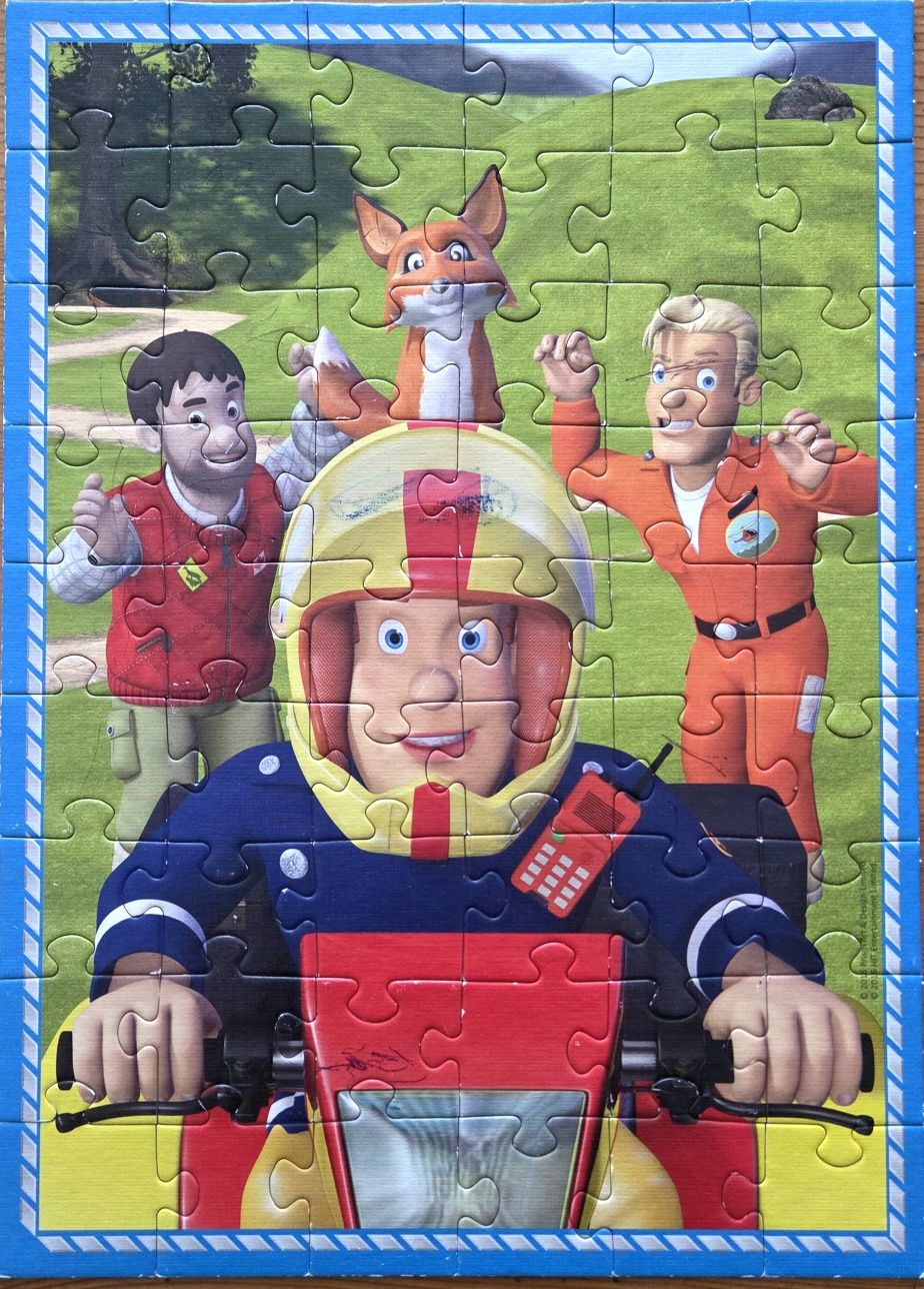 Zestaw puzzli Strażak Sam 4+ 70/54/48/35 el.