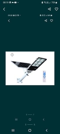 Lampa solarna 600w obrotowy panel Uliczna lampa solarna LED z pilotem