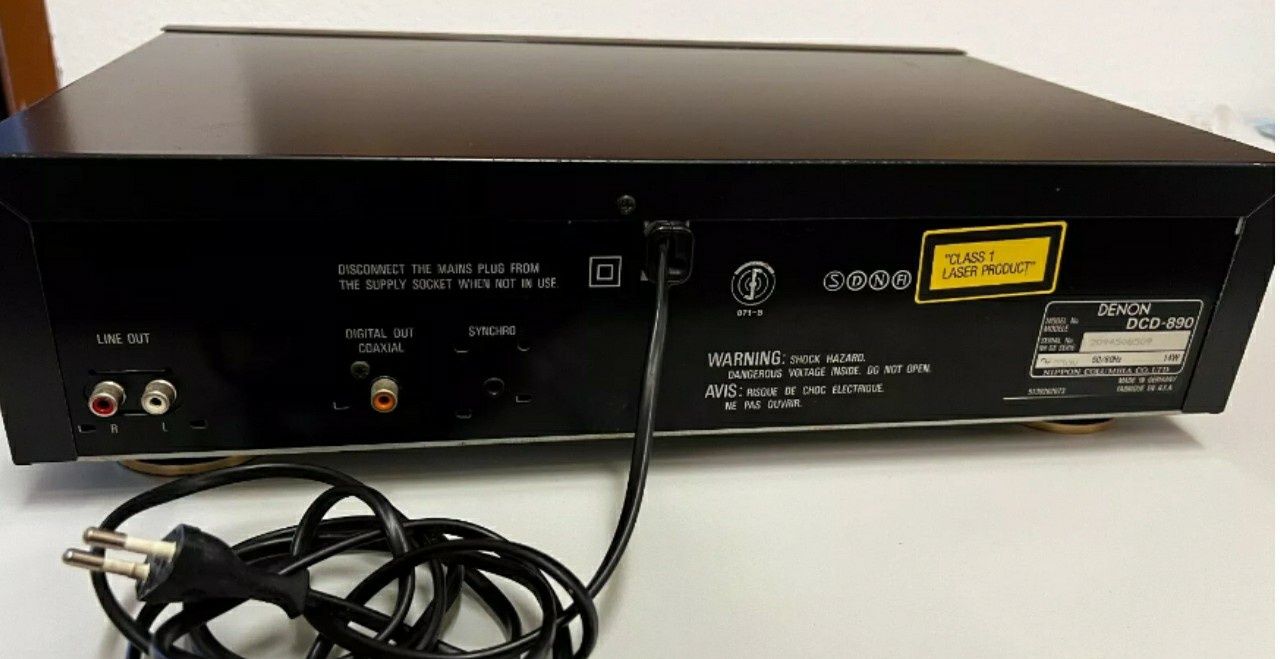 DENON DCD 890 Compact Dick Player 1992-94