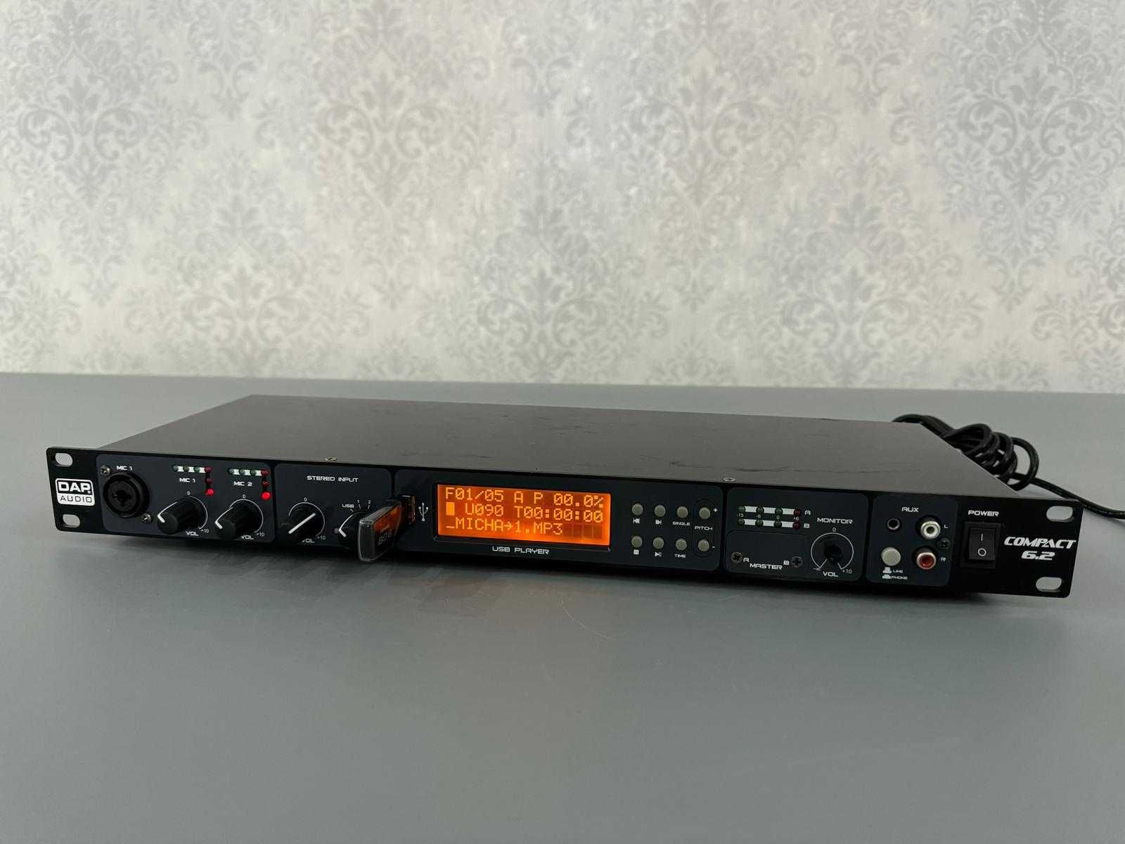 DAP Audio Compact 6.2 Instalacyjny mikser audio 1U 6 kanałów