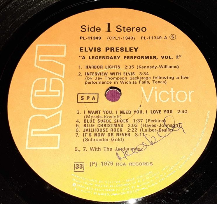 Comjunto 3 Discos Vinil "Elvis Presley"