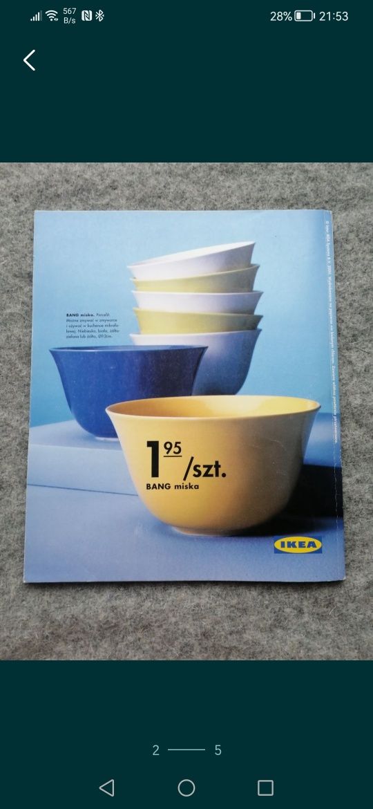 Katalog Ikea 2001, unikat