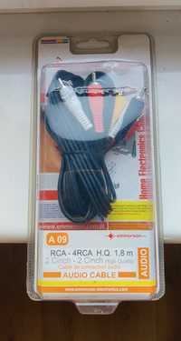 Dwa Kable audio RCA - 4RCA